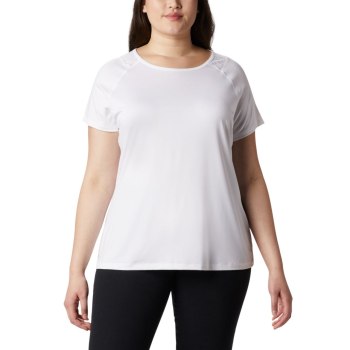 Columbia Peak To Point II Plus Size, Camiseta Blancos Para Mujer | 706851-IHL